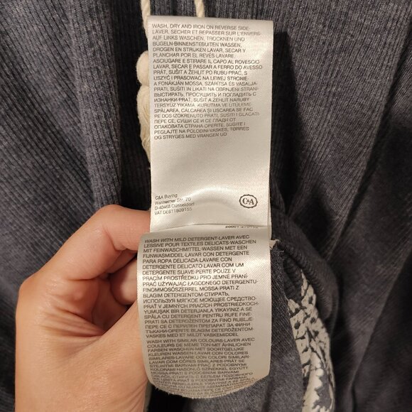 Blue ckh clockhouse Tunic Top - Sz M - Picture 8 of 8